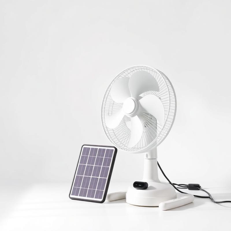 Solar Fan & Power Bank – 25W